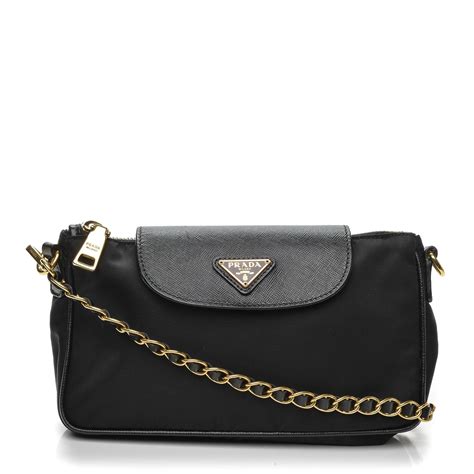 prada bag nylon black|prada nylon saffiano bag.